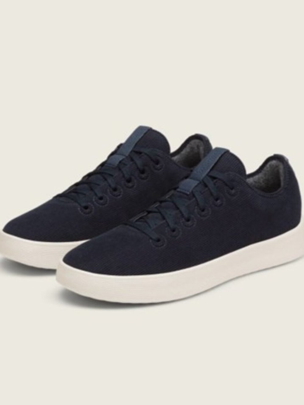 $110, NWT, ALLBIRDS Dark Navy Cruiser Corduroy Lace-Up Sneakers - 10.5